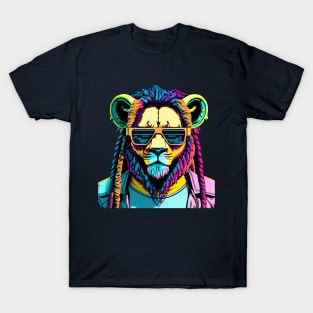 Lion's Tale: Selfie in the Heart of the Urban Jungle T-Shirt